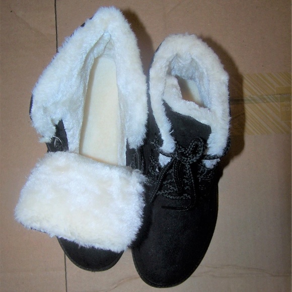 SQL Winter Fashion Fur Lined Ankle Boots - Picture 3 of 5